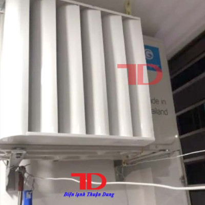 Chuyển hướng gió bằng sắt hoặc nhựa cao cấp, mặt nạ dành cho cục nóng điều hoà