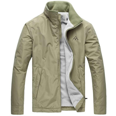 Áo khoác dù nam lót nỉ phối cổ cao cấp BA19