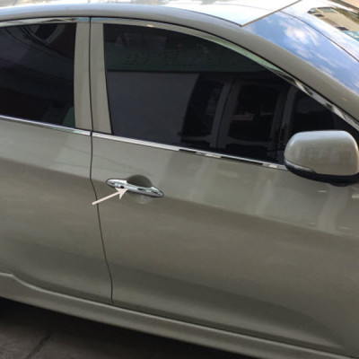 Bộ 4 Ốp Trang Trí Tay Cửa Cho Xe Kia Morning 2012-2018