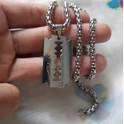 Dây chuyền nam LƯỠI LAM cá tính