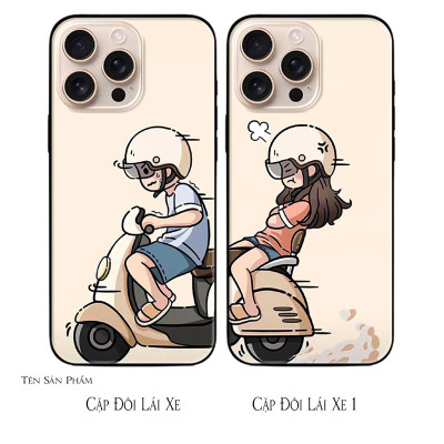 Ốp lưng cho Vivo Y12s - Y20 - Y20s - Y21 - Y21s - Y33 - Y33T - Cặp Đôi Lái Xe - Hàng Chính Hãng