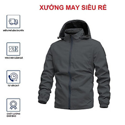 Áo gió 2 lớp LÓT LƯỚI CÓ NÓN THÁO RỜI mẫu mới mẫu mới-A1057