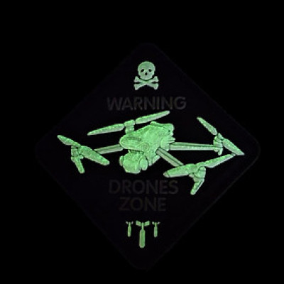 Patch_Velcro PVC Drone_tank_máy bay_không người lái chiến thuật