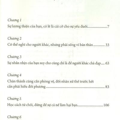 Bạn Hãy Sống Lương Thiện, Nhưng Phải Có Nguyên Tắc