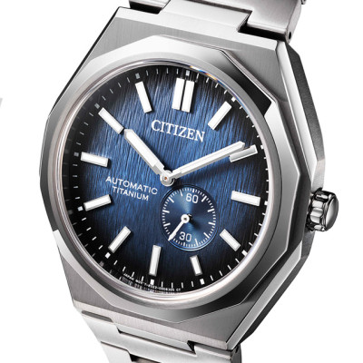 Đồng Hồ Nam Citizen Zenshin Automatic Dây Titanium NK5020-58M - Mặt Xanh (Sapphire)