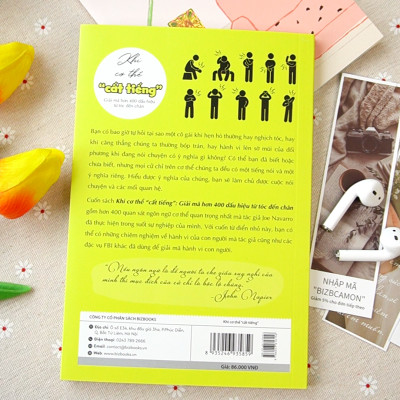 Sách Khi Cơ Thể Cất Tiếng - Giải Mã Hơn 400 Dấu Hiệu Từ Tóc Đến Chân