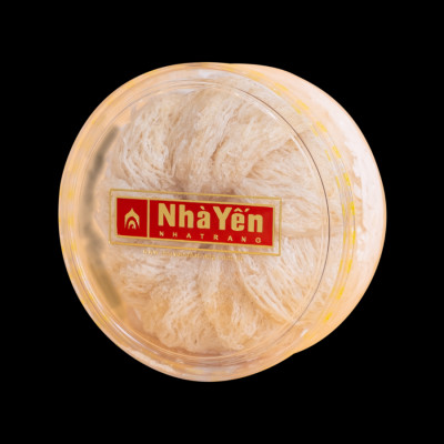 Tổ Yến Trắng Sơ Chế - Nhà Yến Nha Trang - Loại Chất Lượng 4.5 - Hộp 100 Gram - Tổ Yến Sơ Chế - Hàng Chính Hãng