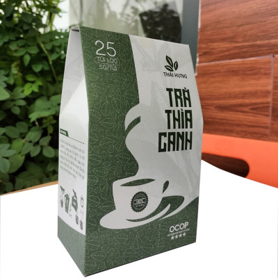 Combo 10 hộp Trà Thìa canh Thái Hưng 25 túi lọc x 5g - Khắc tinh của bệnh tiểu đường