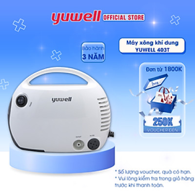 Máy Xông Khí Dung Nén Khí YUWELL 403T Xông Mũi Họng Hiệu Quả - Bảo Hành 2 Năm - Nhập Khẩu Chính Hãng