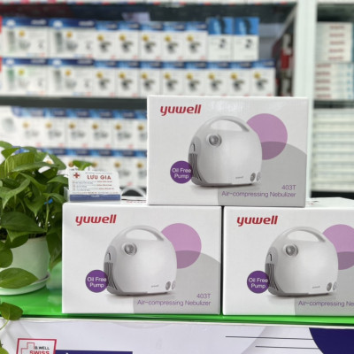 Máy Xông Khí Dung Nén Khí YUWELL 403T Xông Mũi Họng Hiệu Quả - Bảo Hành 2 Năm - Nhập Khẩu Chính Hãng