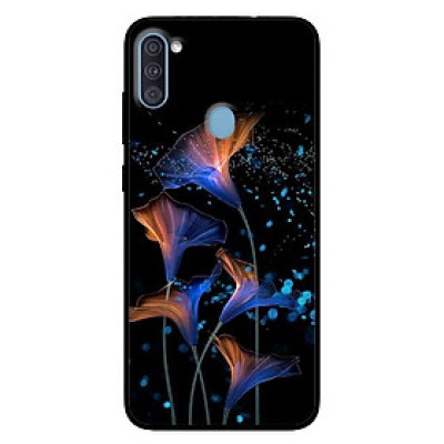 Ốp lưng dành cho Samsung A11 mẫu Hoa Đêm Cam