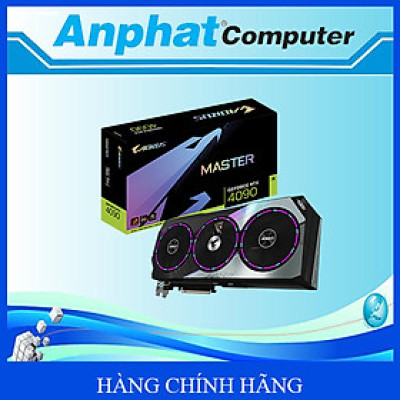 Card màn hình VGA Gigabyte AORUS GeForce RTX 4090 MASTER 24G (GV-N4090AORUS M-24GD) - Hàng Chính Hãng