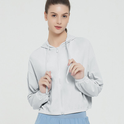 Áo Khoác Chống Nắng Bằng Lụa Lạnh Thoáng Khí Chống Tia UV Cho Nữ