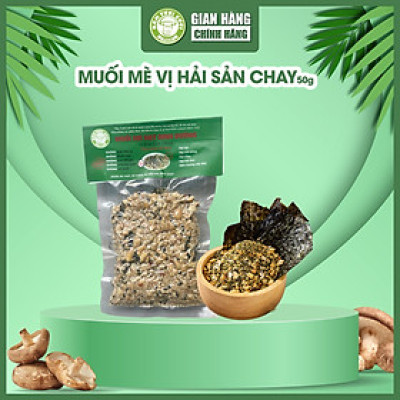 Muối Mè Hạt Vị Hải Sản Thuần Chay 50g Nấm Tươi Cười