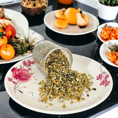 Muối mè đậu phộng - hạt điều Mộc Lan (hũ 500g)