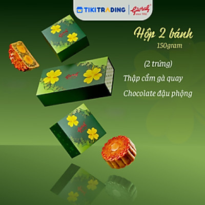 Hộp 2 Bánh Trung Thu Givral Song Phúc 6 (250gr)