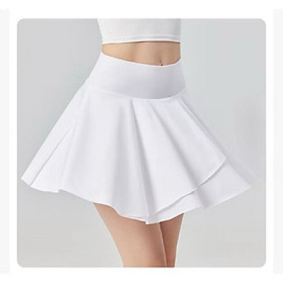 Váy thể thao dáng xòe tầng thời trang nhẹ nhanh khô