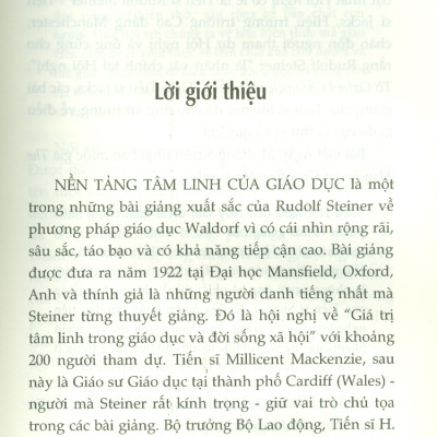 Nền Tảng Tâm Linh Của Giáo Dục (Sách Tham Khảo) (Tái bản năm 2023)