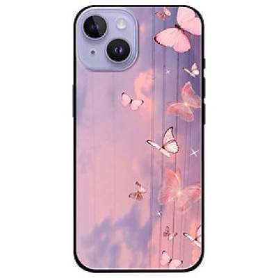 Ốp lưng dành cho Iphone 14 - Iphone 14 Plus - Iphone 14 Pro - Iphone 14 Pro Max - Dây Bướm Hồng