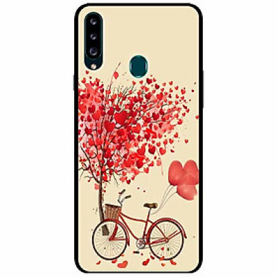 Ốp lưng dành cho Samsung A20s mẫu Xe Đạp Tình Yêu