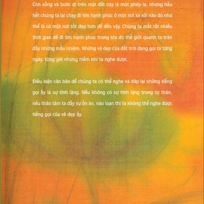 Tủ sách Thiền sư Thích Nhất Hạnh - Tĩnh lặng (Sức mạnh tĩnh lặng trong thế giới huyên náo) (Tái bản mới nhất)