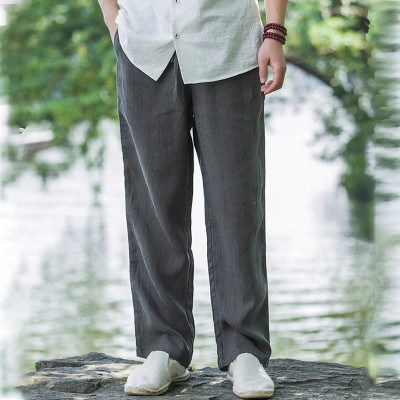 quần nam đũi linen đi biển