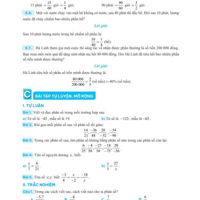 Giải Bài Tập Và Học Tốt Toán 6 - Tập 2 (Theo Sgk Kết Nối Tri Thức Với Cuộc Sống)