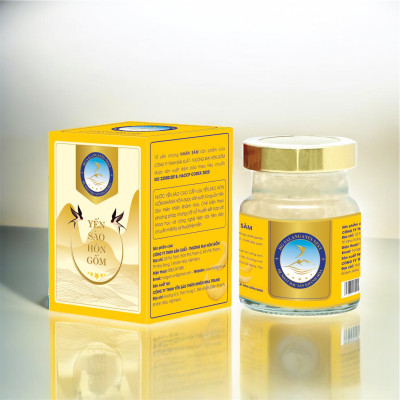 [Combo 12 Hũ] Tổ Yến Sào Chưng Nhân Sâm - Yến Sào Hòn Gốm Chính Hiệu Khánh Hoà - HGK NEST 