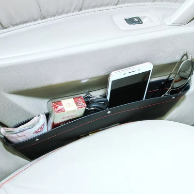 Giỏ đựng đồ kẹp khe ghế ngồi ô tô da PU cao cấp XJ1911