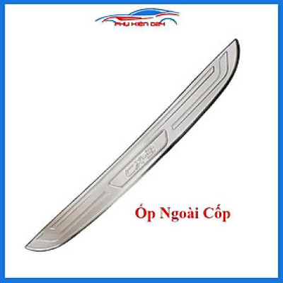 Ốp chống trầy cốp Mazda CX3 2021-2022 Inox mạ crom sáng bóng
