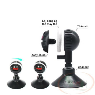 Đầu sủi oxy Eheim Air Diffuser điều chỉnh bọt khí oxy mịn lớn nhỏ