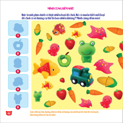 Rèn Luyện Phát Triển Trí Óc Cho Trẻ - Bóc Dán Hình Thông Minh - Chơi Mà Học (2-6 Tuổi)