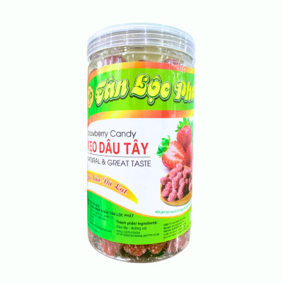 KẸO DÂU TÂY TÂN LỘC PHÁT HŨ 500G