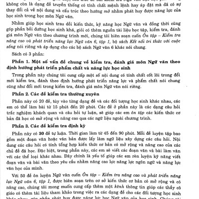 Ôn Tập - Kiểm Tra Nâng Cao Và Phát Triển Năng Lực Ngữ Văn 6 - Tập 1