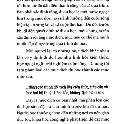 Hành Trang Du Học - (Tái Bản 2021)