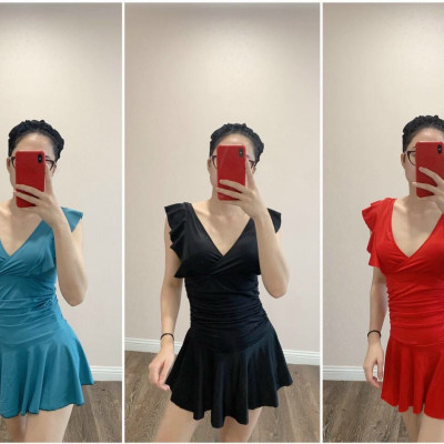 Váy Bơi Liền Nữ Đi Biển Đi Bơi Size Từ 40 Đến 65 KG