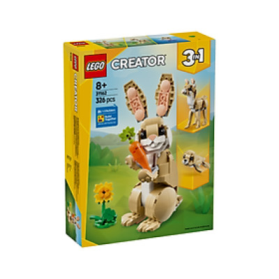 Đồ Chơi Lắp Ráp Chú Thỏ Đáng Yêu LEGO CREATOR 31162 (326 Chi Tiết)