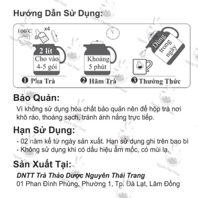 Combo 5 Hộp Trà Giảo Cổ Lam Kiểm soát Vóc Dáng, Giảm Béo (Hộp 50 Túi Lọc X 2g)- Nguyên Thái Trang – Thảo Dược Thiên Nhiên – Tốt Cho Sức Khỏe