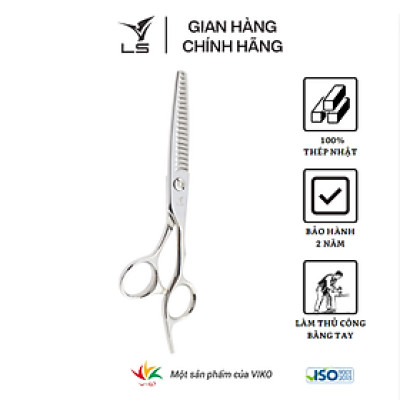 Kéo tỉa tóc LS rơi 8-10% quai offset vênh đỡ ngón cố định T3520