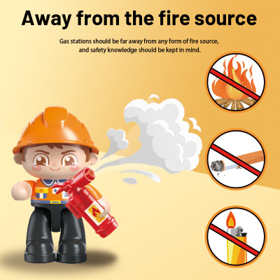 FEELO - 42011 - Lắp Ráp Trạm Xăng (43 Chi Tiết)