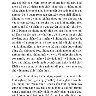 Kinh Nghiệm Thần Bí Và Biểu Tượng Ở Người Nguyên Thủy (Tb)