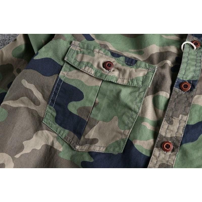 Áo sơ mi phong cách Retro_dã ngoại_du lịch