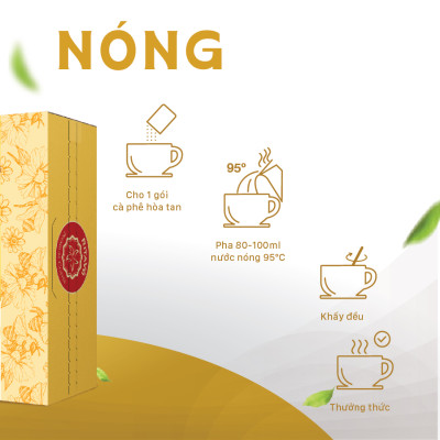 Trà hoà tan Rita Võ Chanh gừng mật ong [12góix18g]
