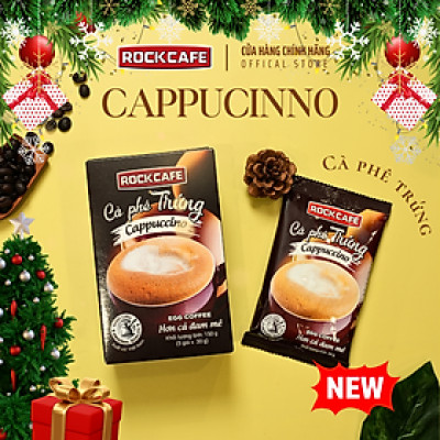 ROCKCAFE - CAPPUCCINO TRỨNG (5 gói x 30 gram)