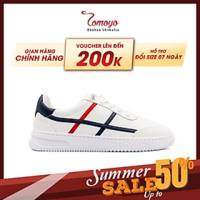 Giày Sneaker Nữ TOMOYO Da Microfiber "SIÊU NHẸ" TMW31007