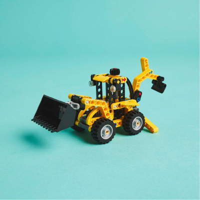 Đồ Chơi Xe Máy Đào Và Máy Xúc Kết Hợp LEGO TECHNIC 42197 (104 chi tiết)