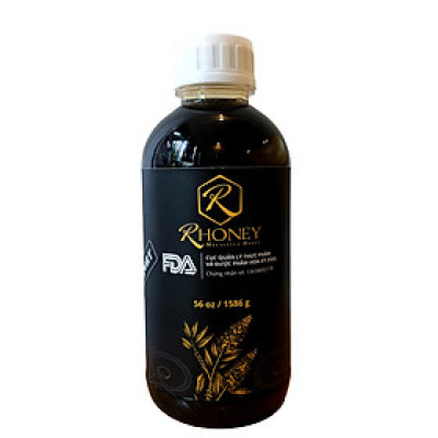 Mật ong rừng hữu cơ RHONEY - 1586g ( 2020 - Nắp trắng) 