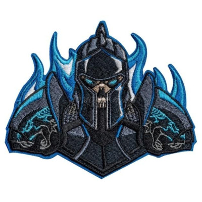 Patch_miếng dán velcro vải hiệp sỹ bóng đêm_chiến binh_chiến thuật