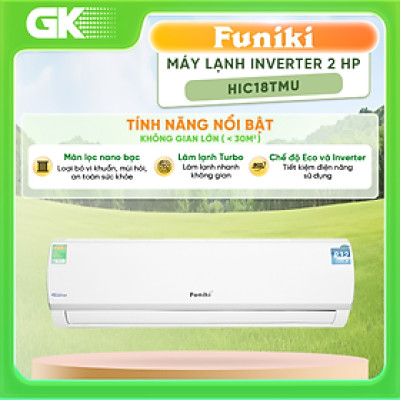 Máy lạnh Funiki Inverter 2.0 HP HIC18TMU - Hàng Chính hãng( Chỉ giao HCM)