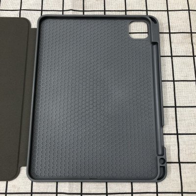 Bao da chính hãng Mutural cao cấp cho iPad Pro 12.9 2020 có khay đựng bút - Xanh rêu